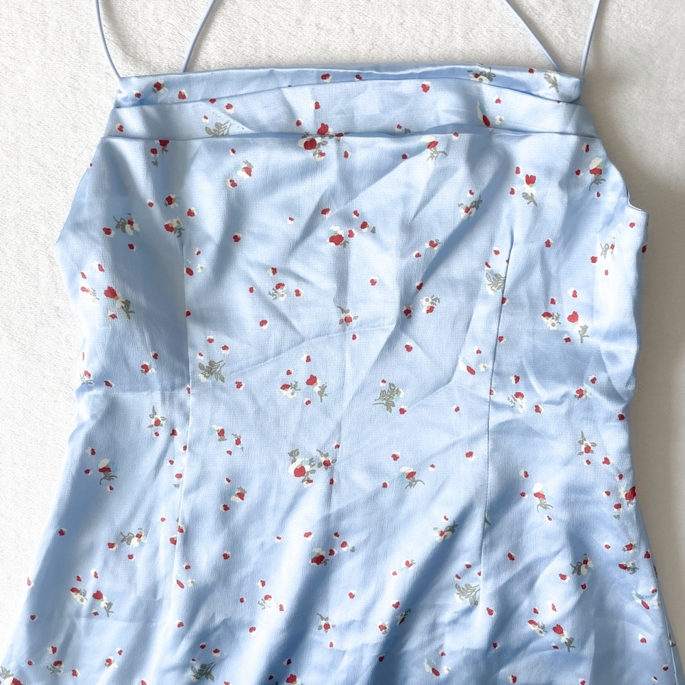 REVOLVE Tiger Mist Blue Floral Dress - Picture 9 of 13